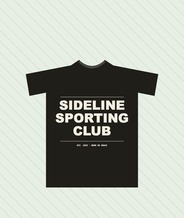 Saturday Sporting Club sideline tee